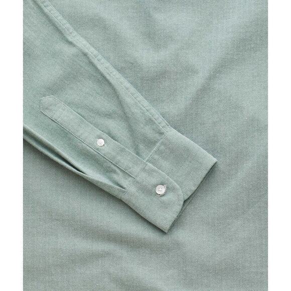 UNTUCKit Librando Cotton Button Down Shirt Slim Fit in Green Men's Size Medium - Picture 5 of 16